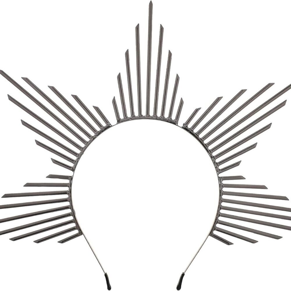 Sun Goddess Halo Crown Metal Cosplay Headpiece for Renaissance Festivals